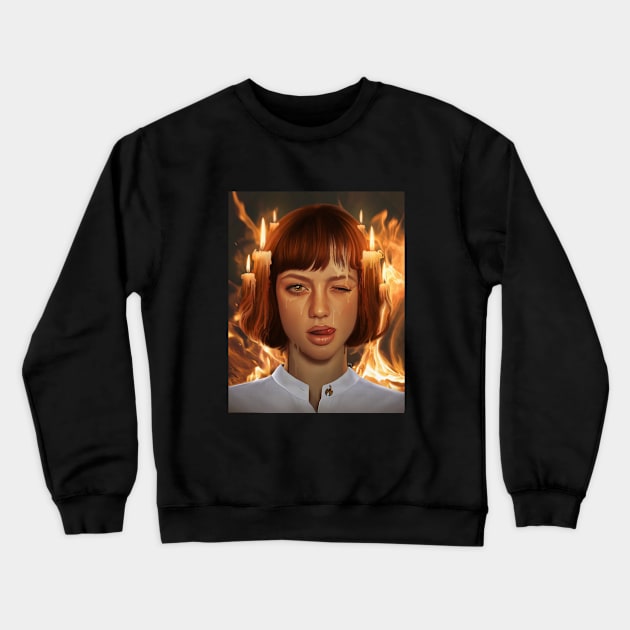 Fire🔥 Crewneck Sweatshirt by ElenaM